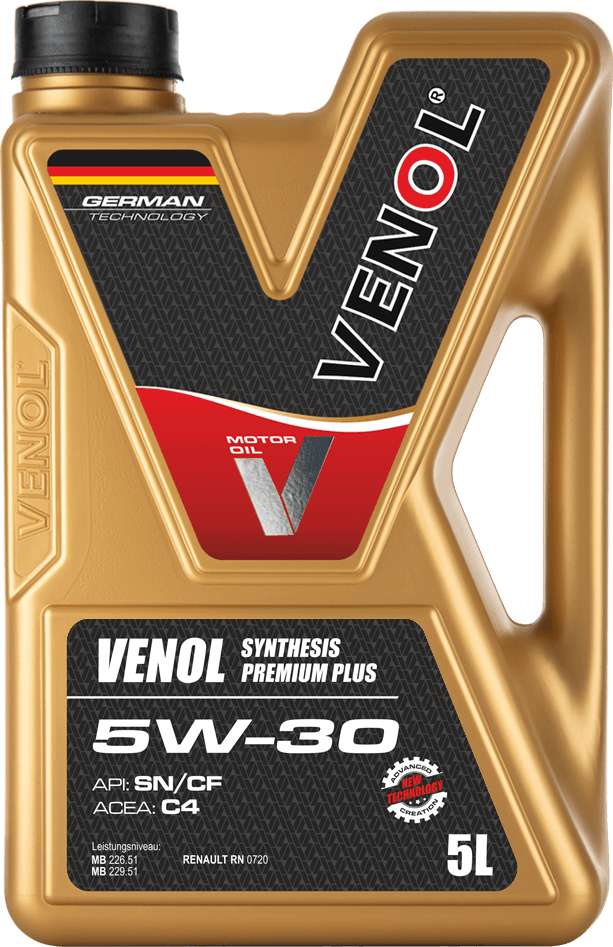 OLEJ_SILNIKOWY_VENOL SYNTHESIS PREMIUM PLUS 5W30 C4_5L